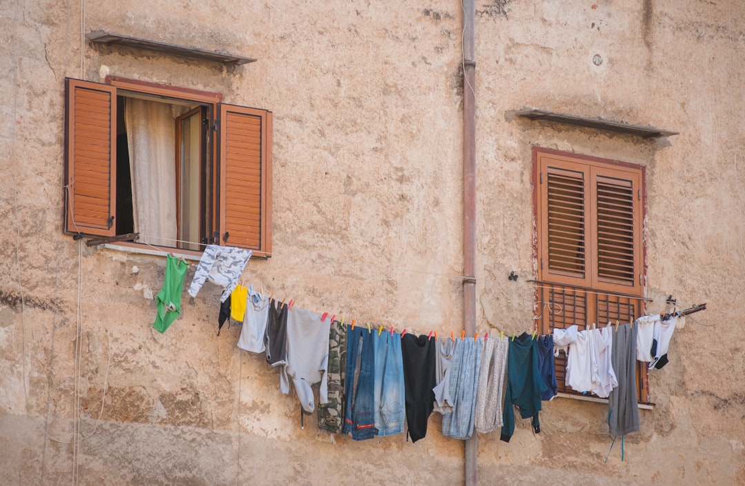 hanged clothes