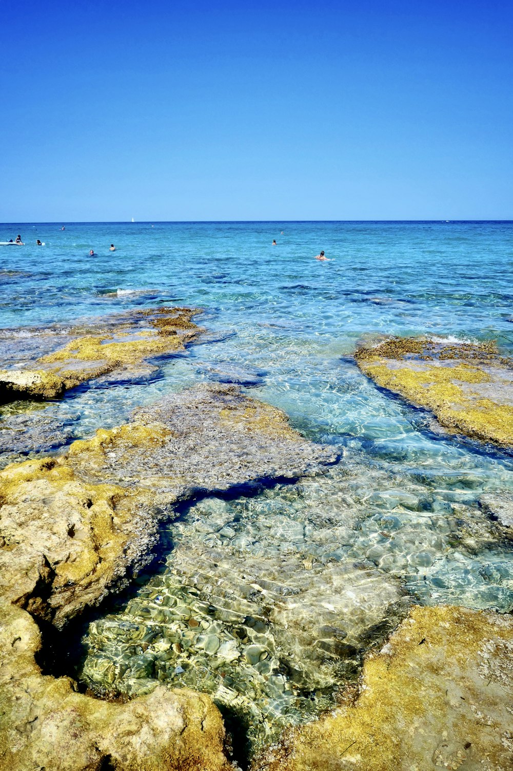 calm body of water during daytime