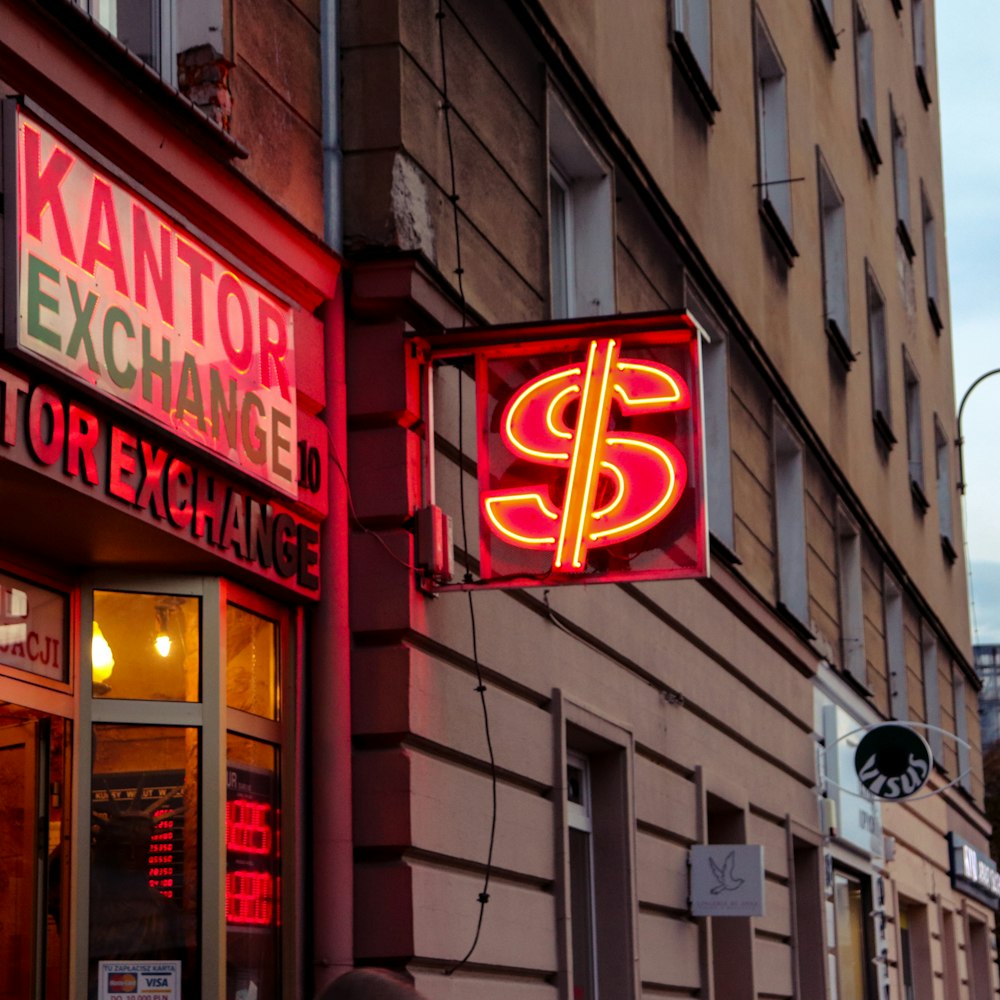 Kantor Exchange signage