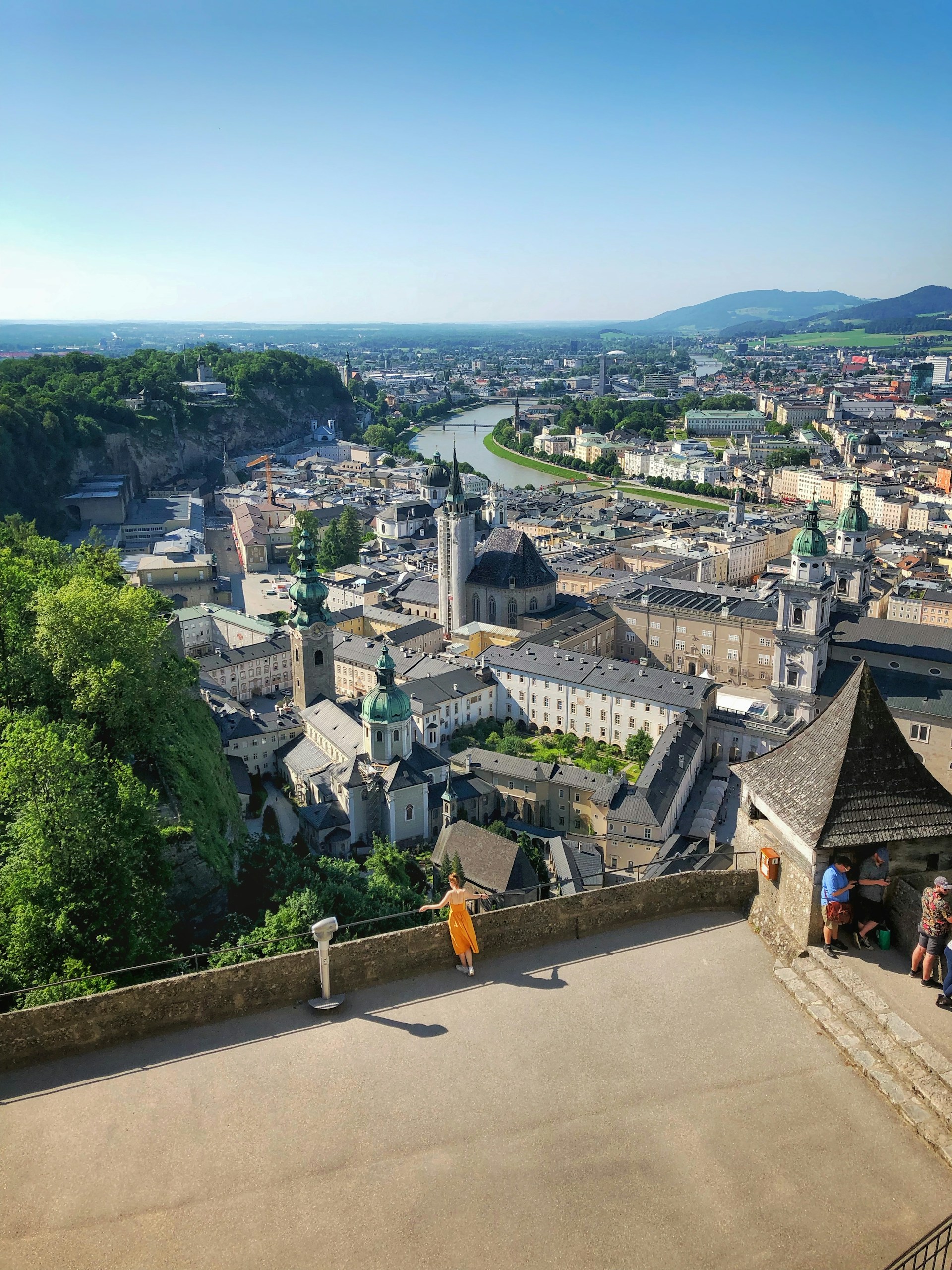 aerial photograph of buildings