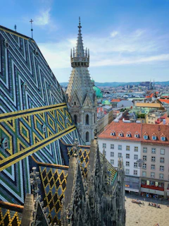 aerial photography of St Stephen’s Cathedral, Vienna