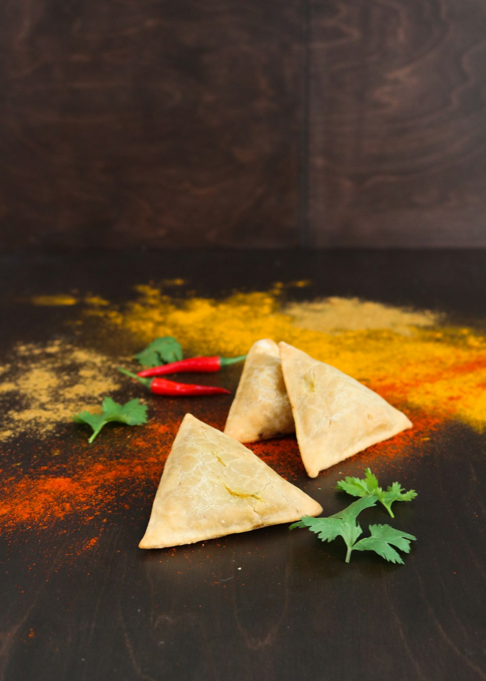 samosa on table