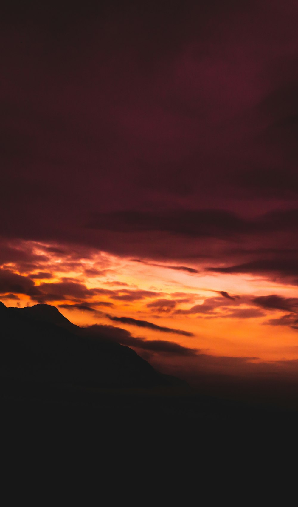 clouds at sunset