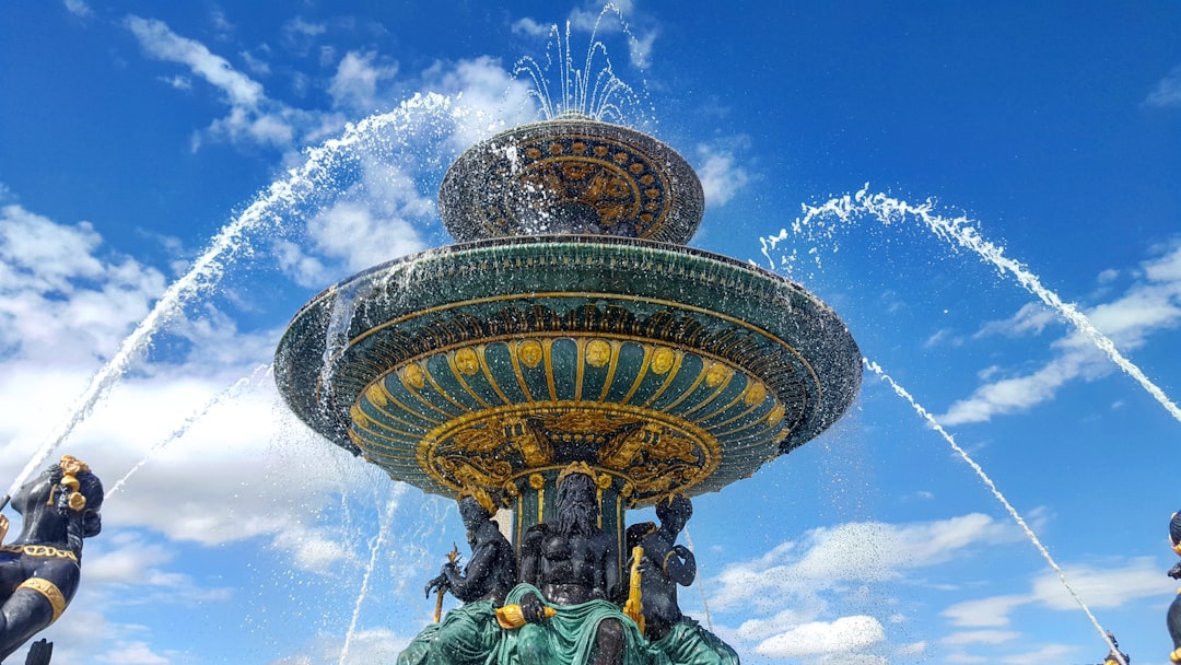 outdoor fountain,