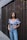 woman leaning on wall