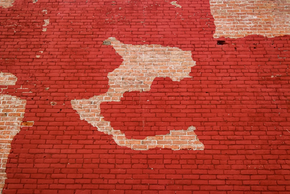 red brick wall