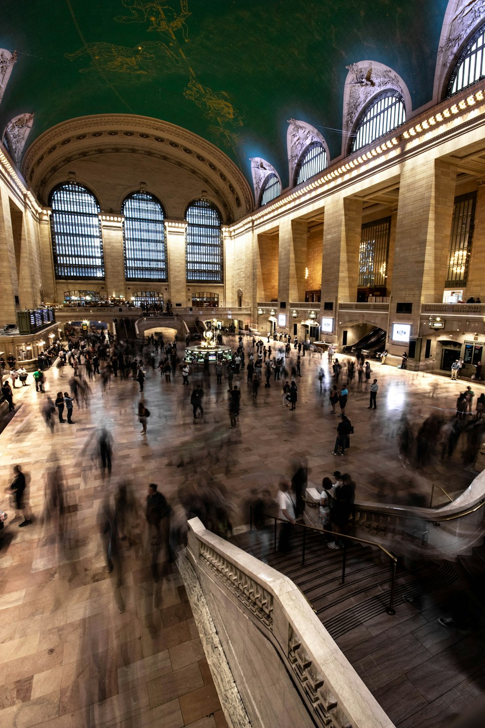 people inside the station