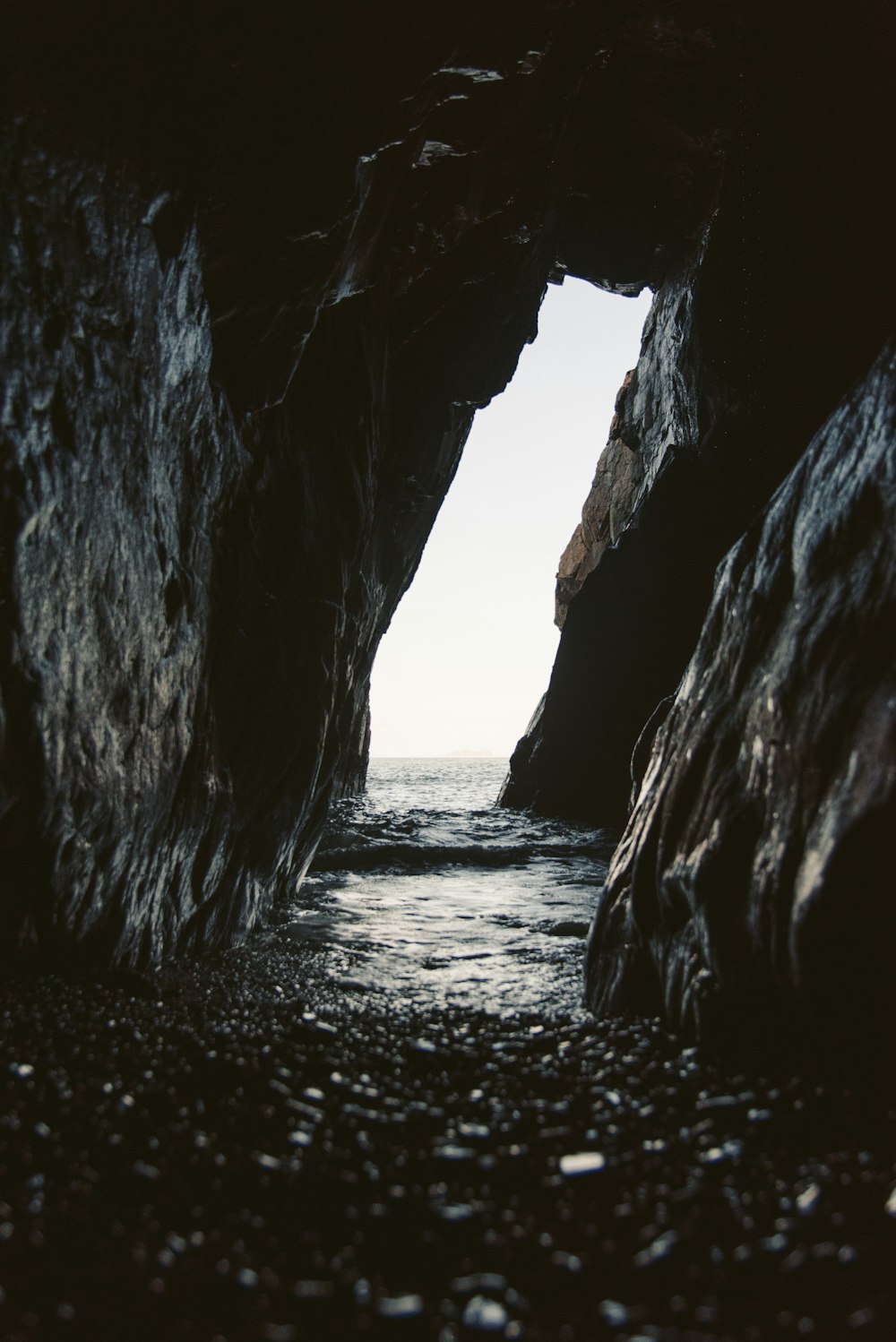 tunnel leading to the beach