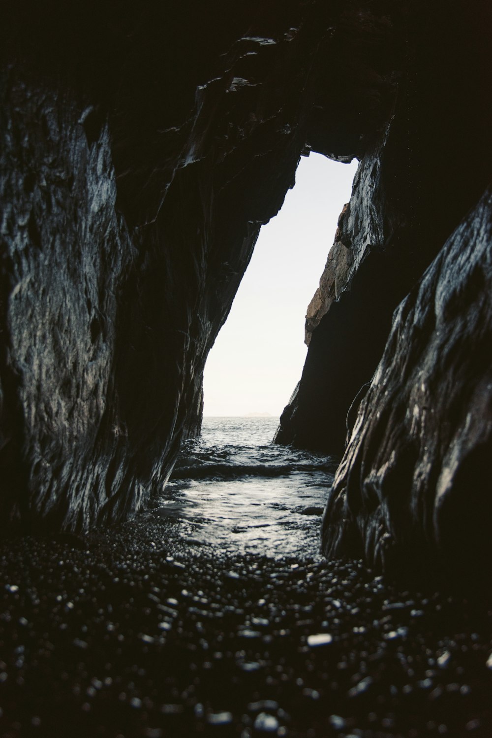 tunnel che porta alla spiaggia