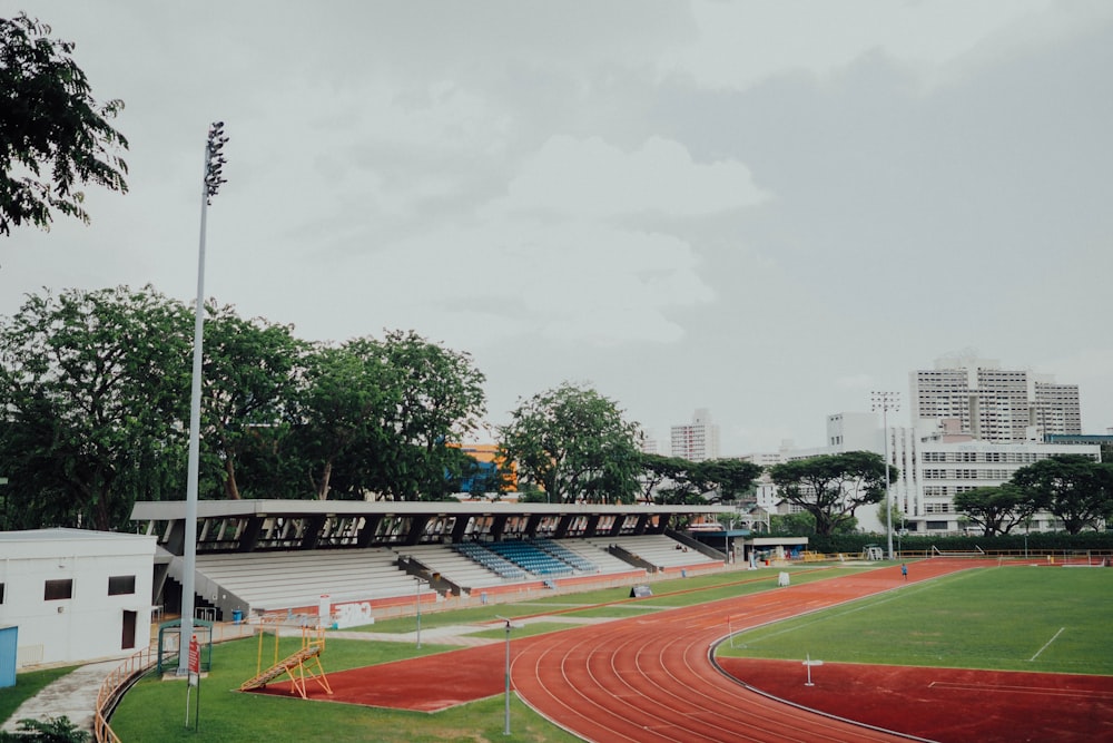 track field during daytime