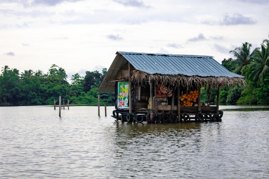 cabin on lake in Colombo Sri Lanka