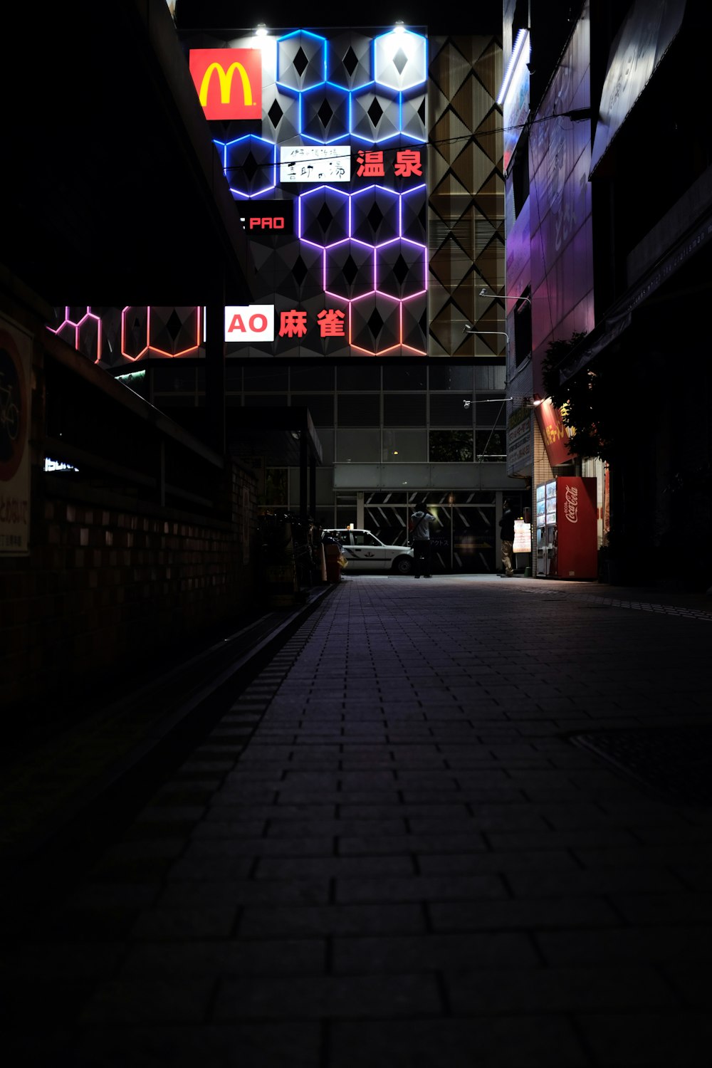 buildings with lights