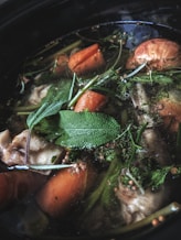 meat and vegetable soup