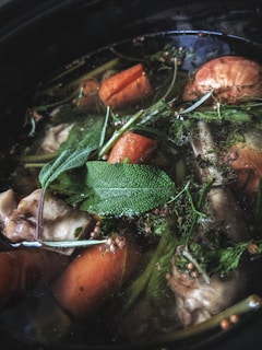 meat and vegetable soup