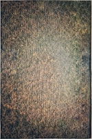 Close-up of a textured tapestry fabric with warm earth tones.