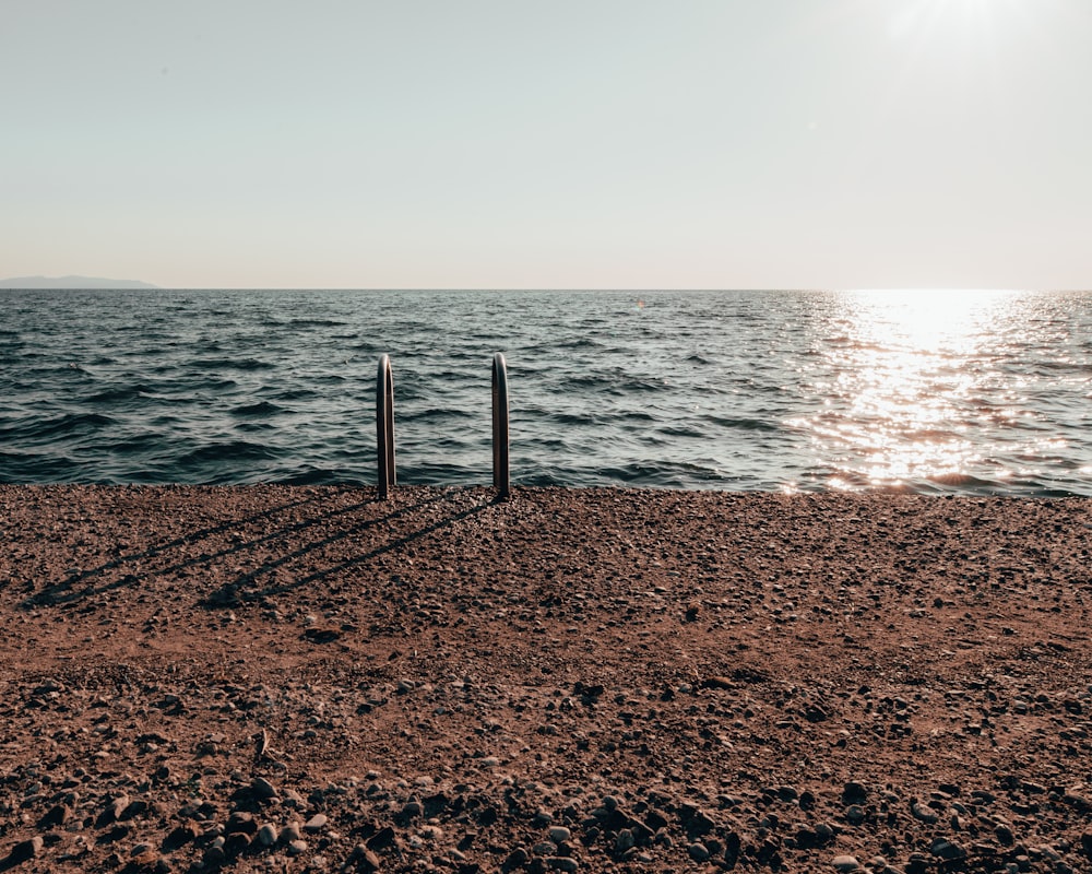 brown cliff by the sea