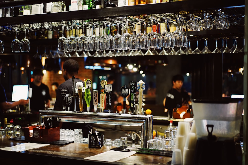 people inside bar