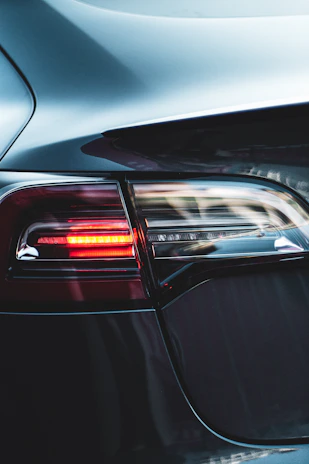 Stylish taillights enhancing the rear of a vehicle.