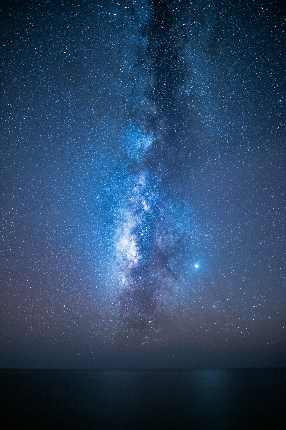 milky way galaxy from earth wallpaper