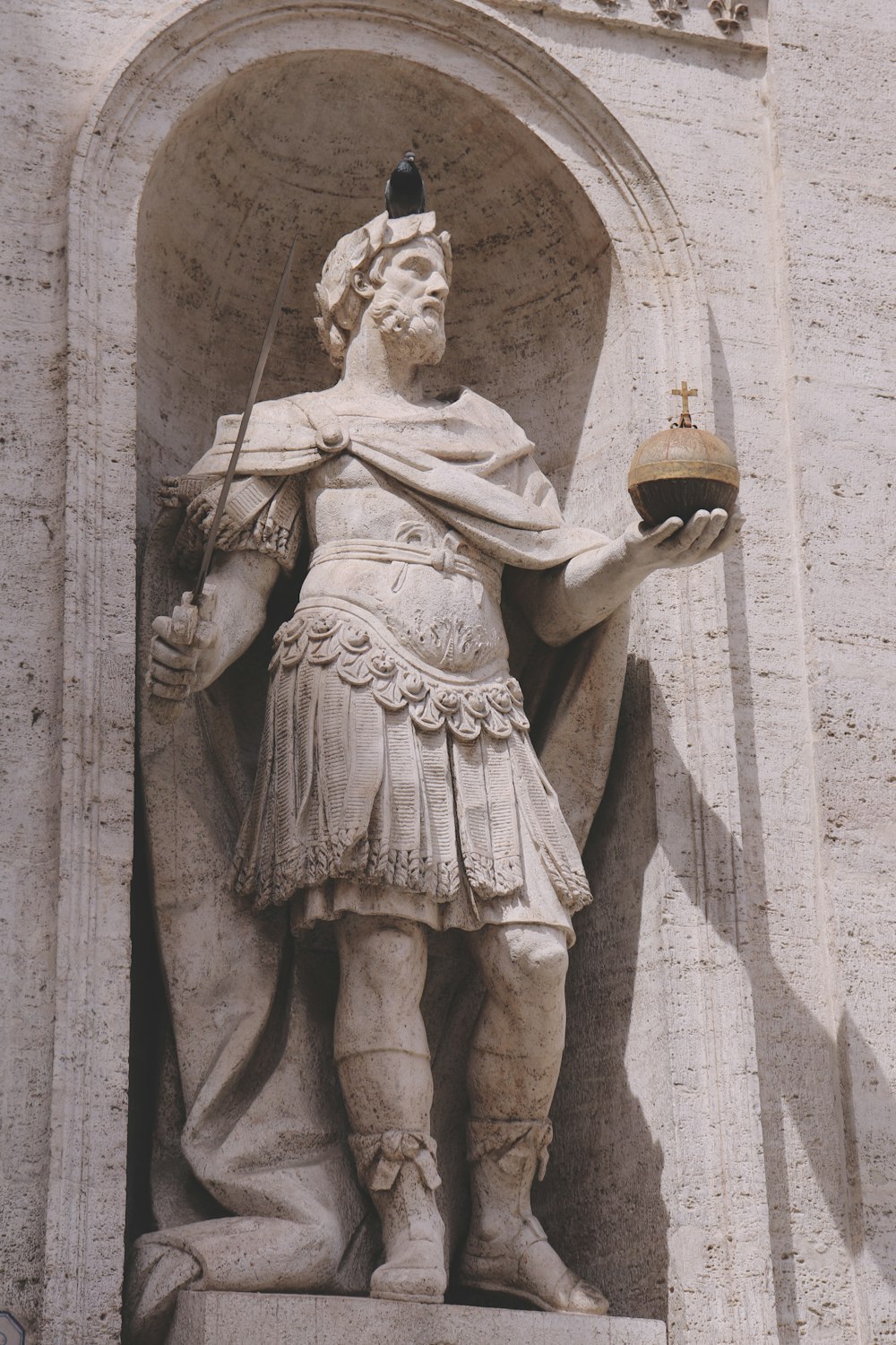 Statue Di Carlo Magno In Rome, Italy
