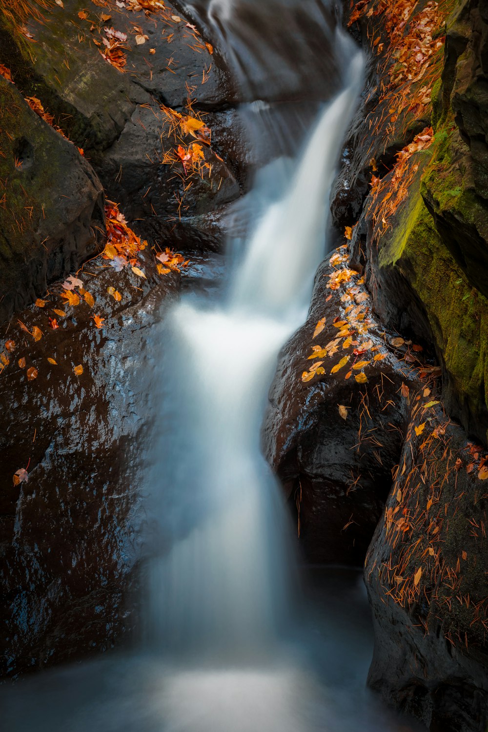 time lapse photography of river