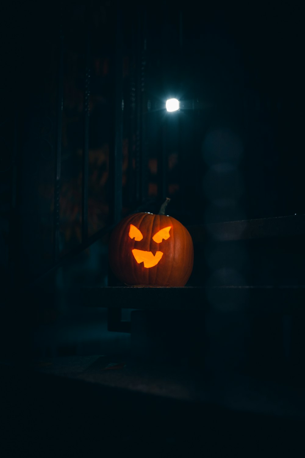 lighted pumpkin decor