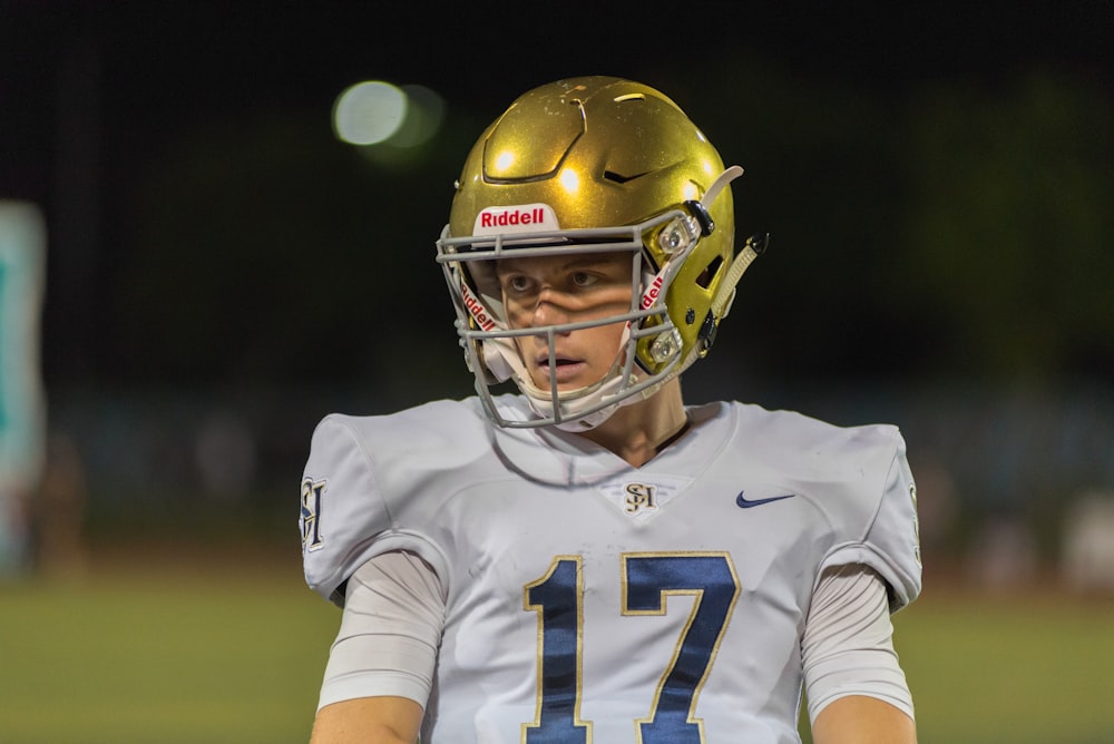 man in football uniform