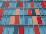 a close up of a building with many windows