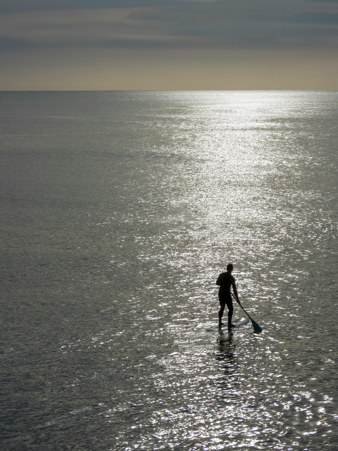 man standing in water