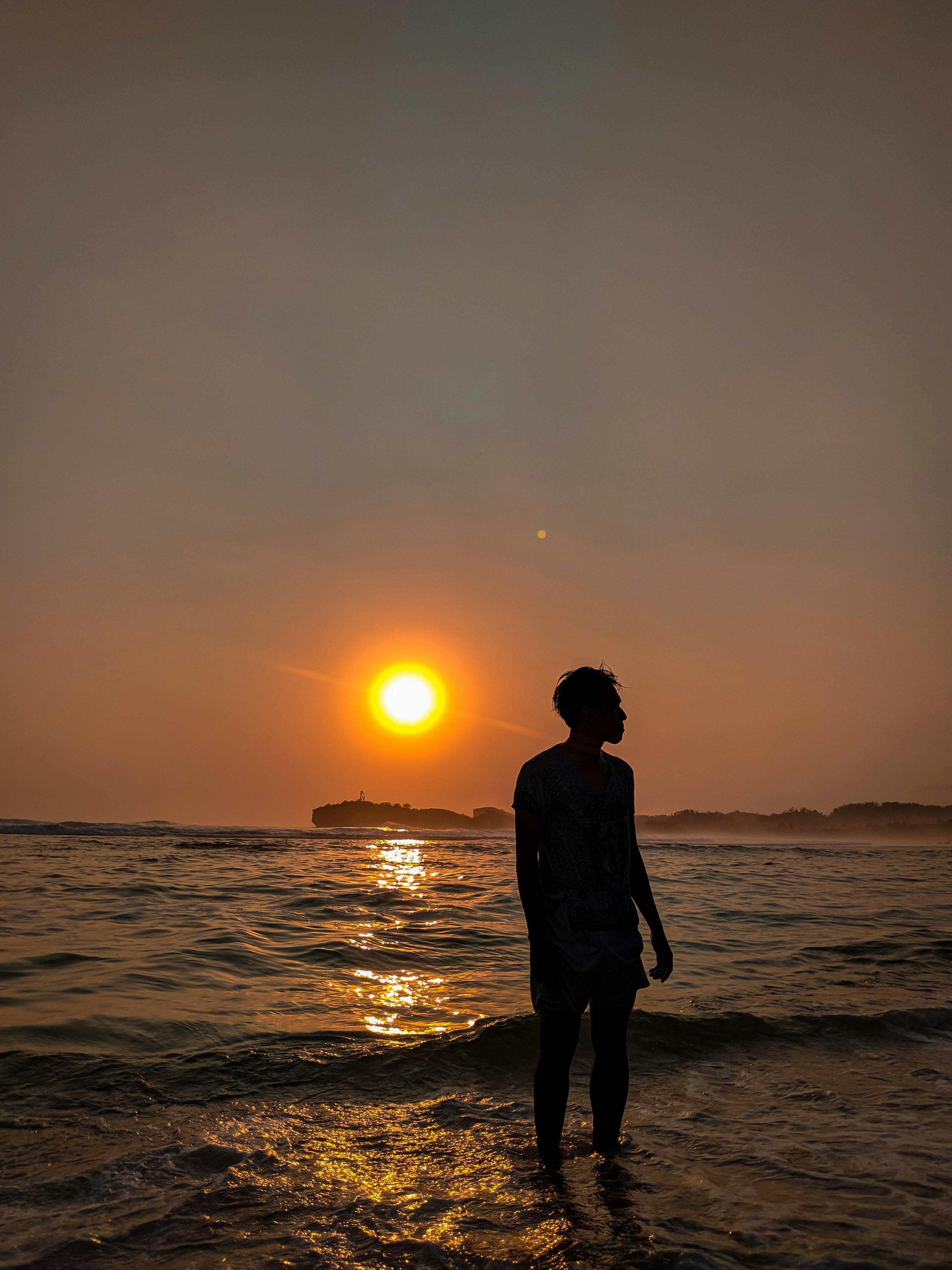 sunset portrait on sadranan beach