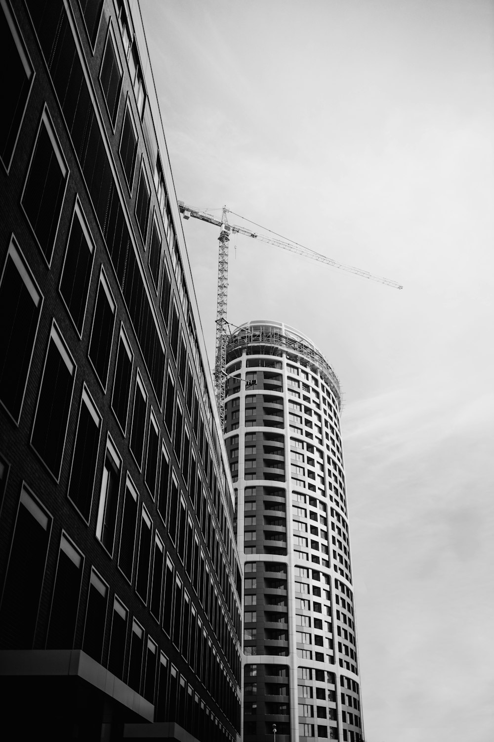 white high-rise buildings