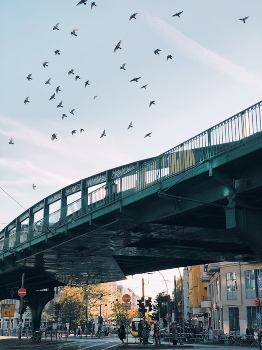 white concrete bridge in Konnopke's Imbiss Germany