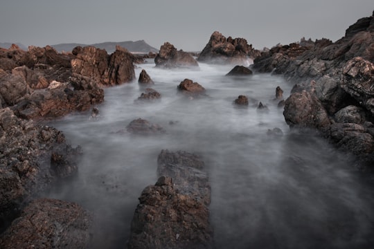 time lapse photography of rippling water in Kleinmond South Africa