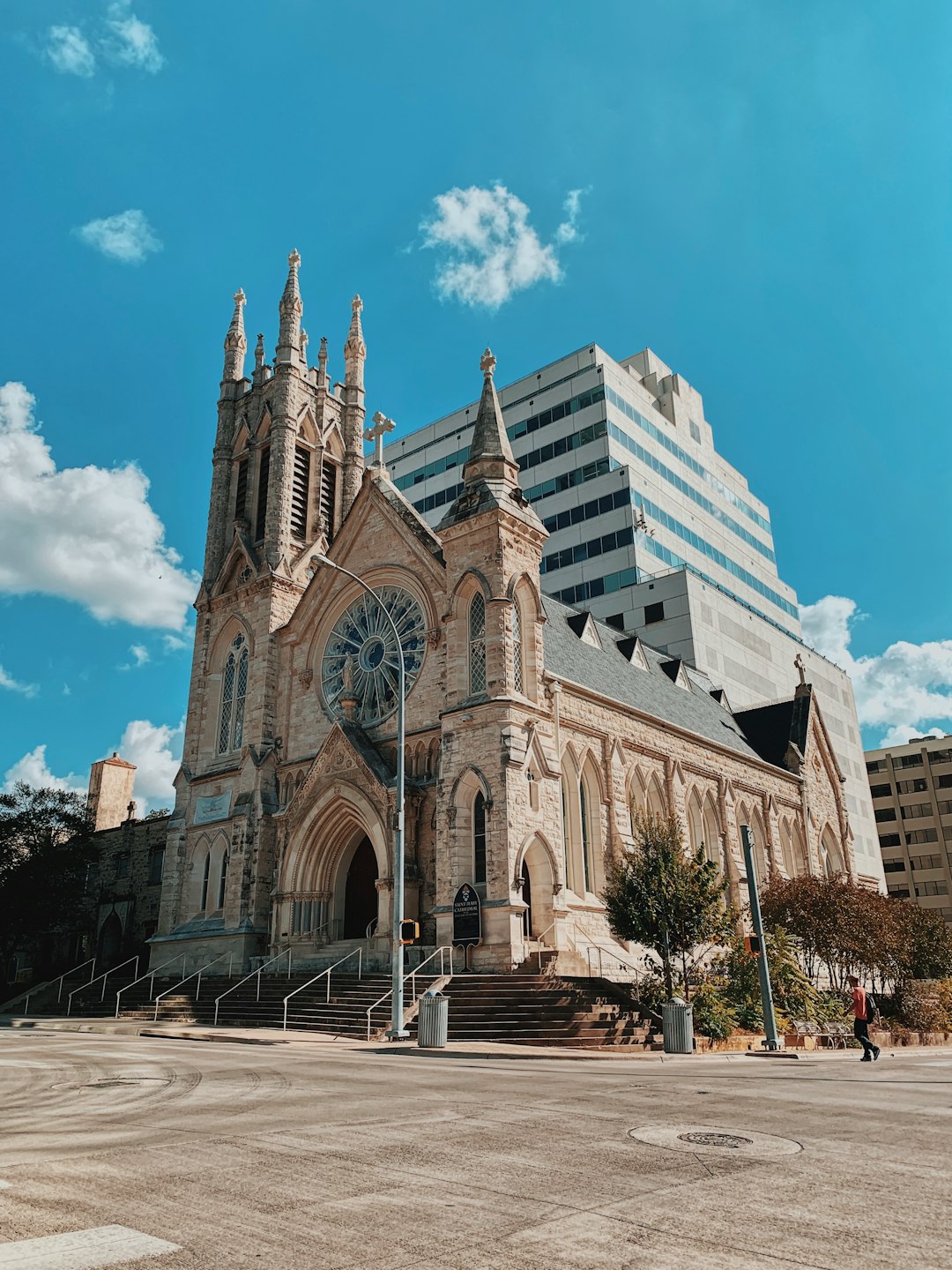 grey church at daytime