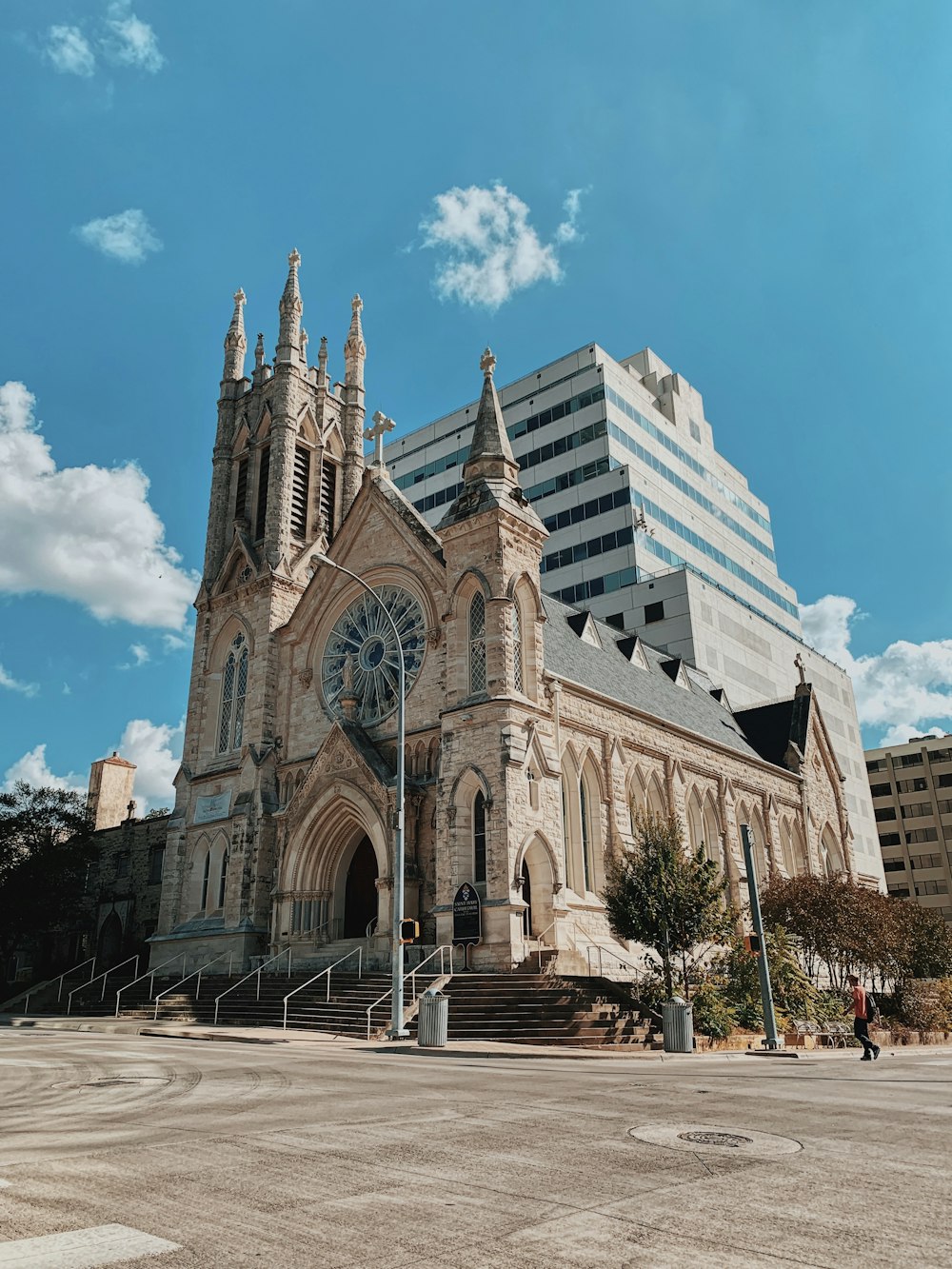 grey church at daytime