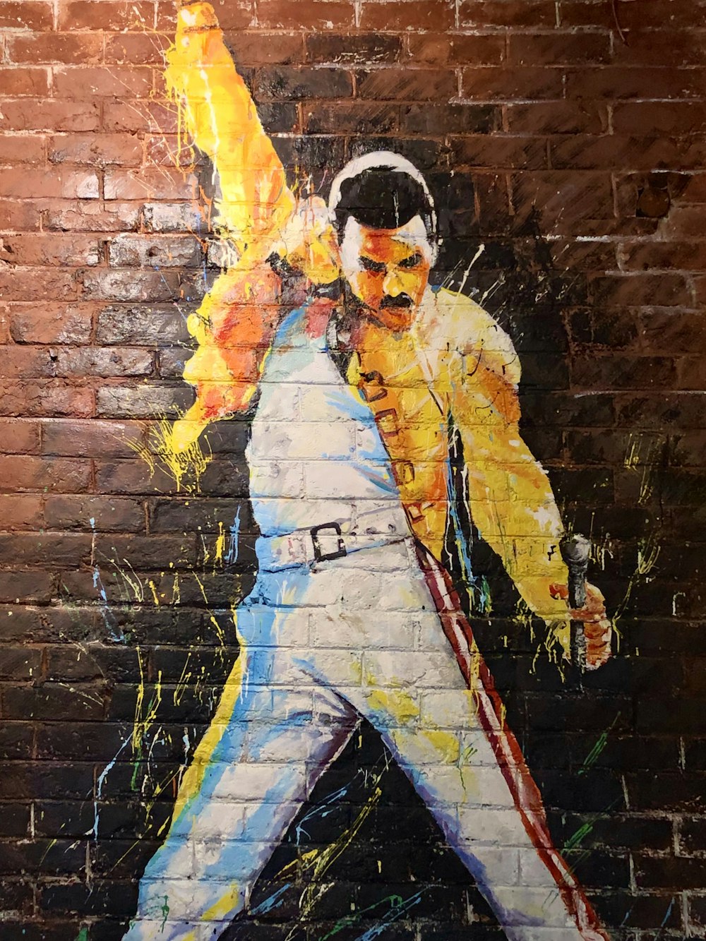 Freddie Mercury graffiti