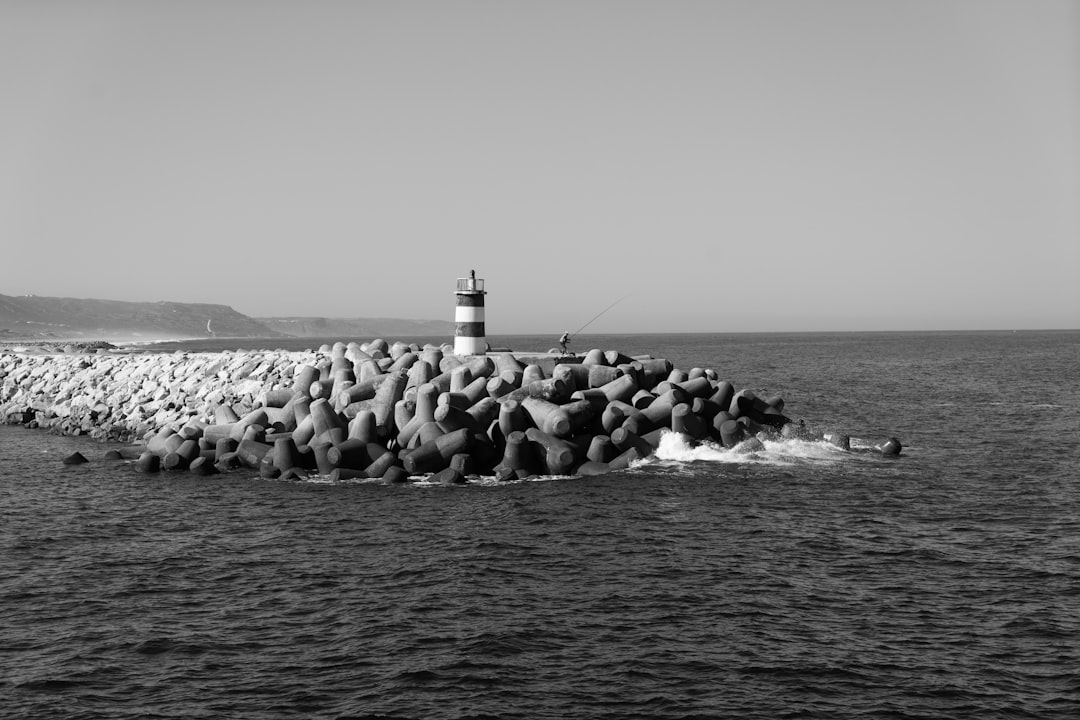 rock dock in sea