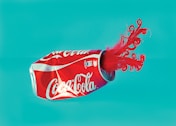 dented Coca-Cola can