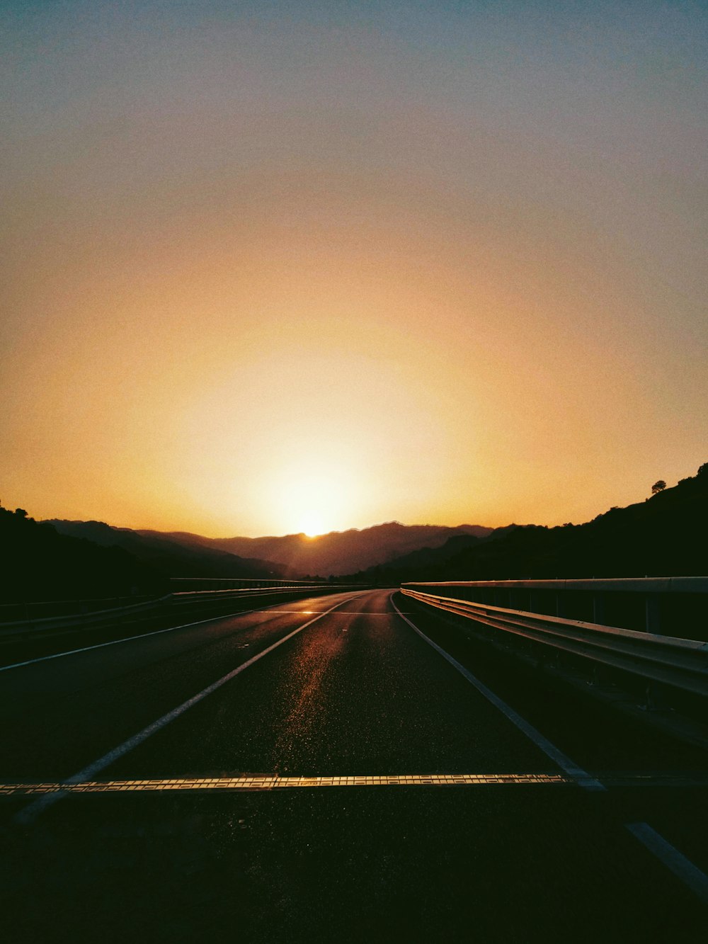 silhouette of mountains