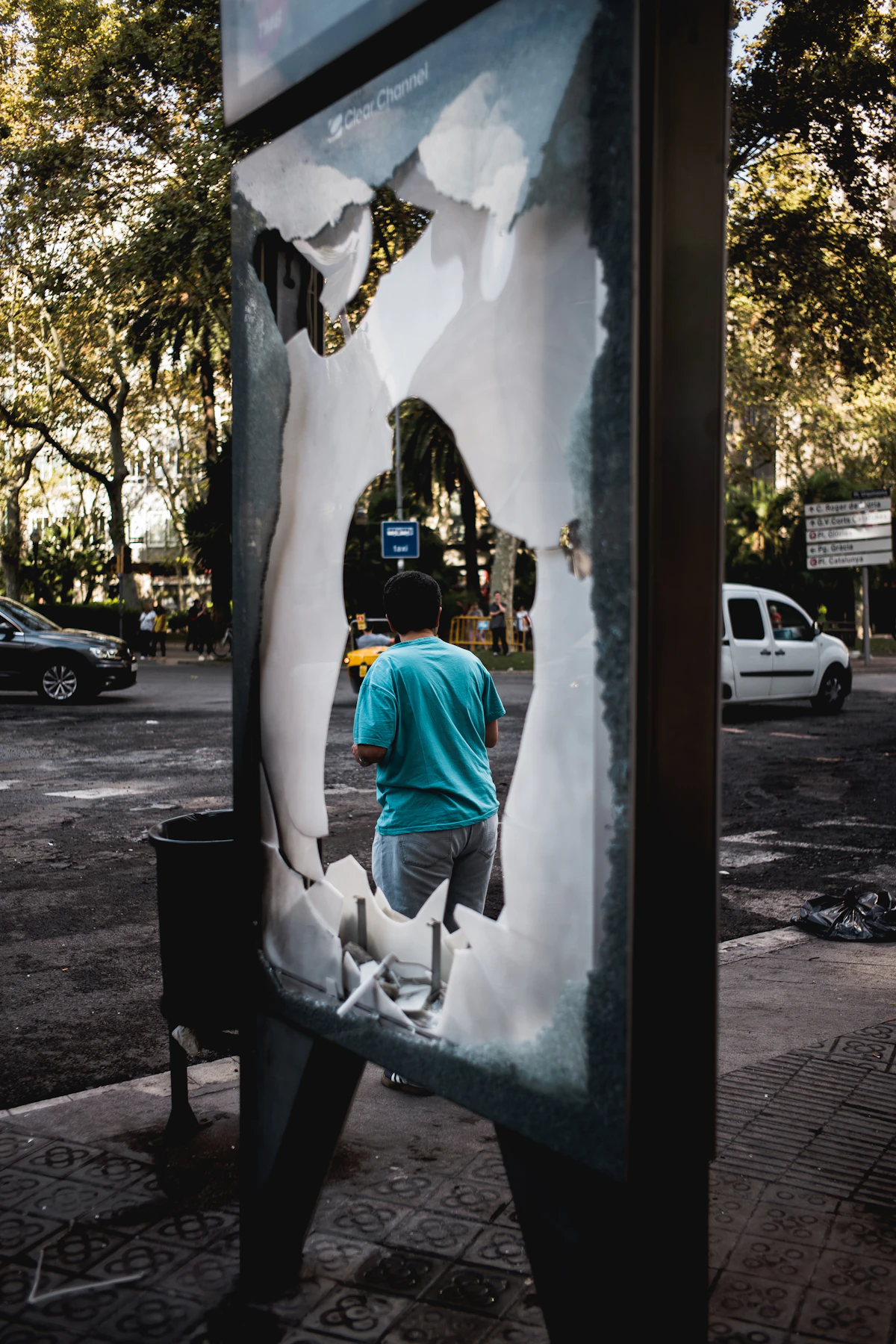 Painel LED urbano