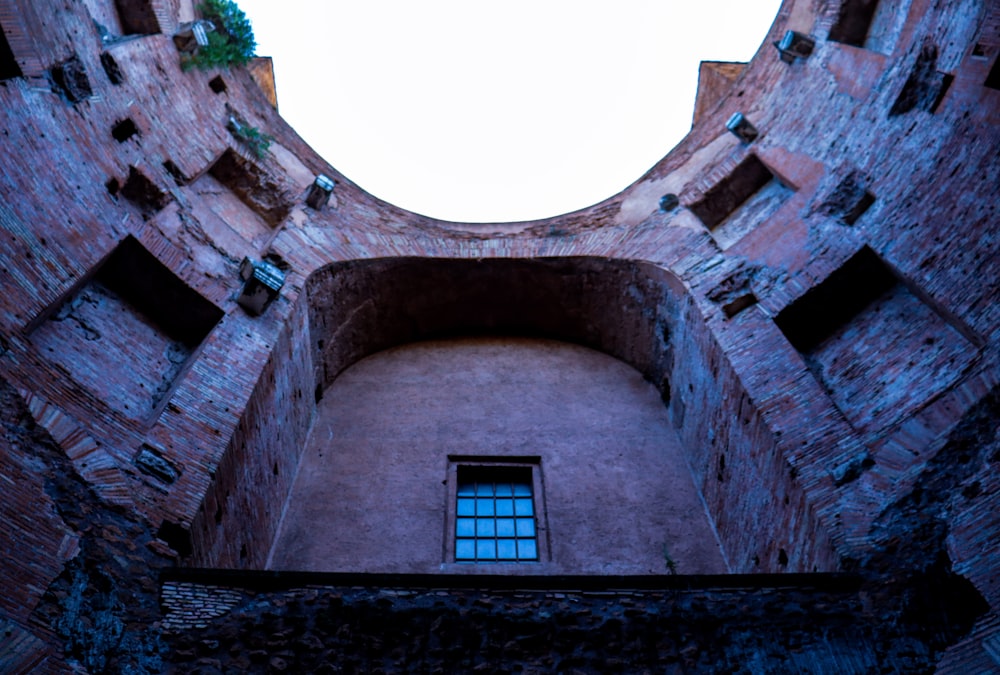 low angle photo of concrete building