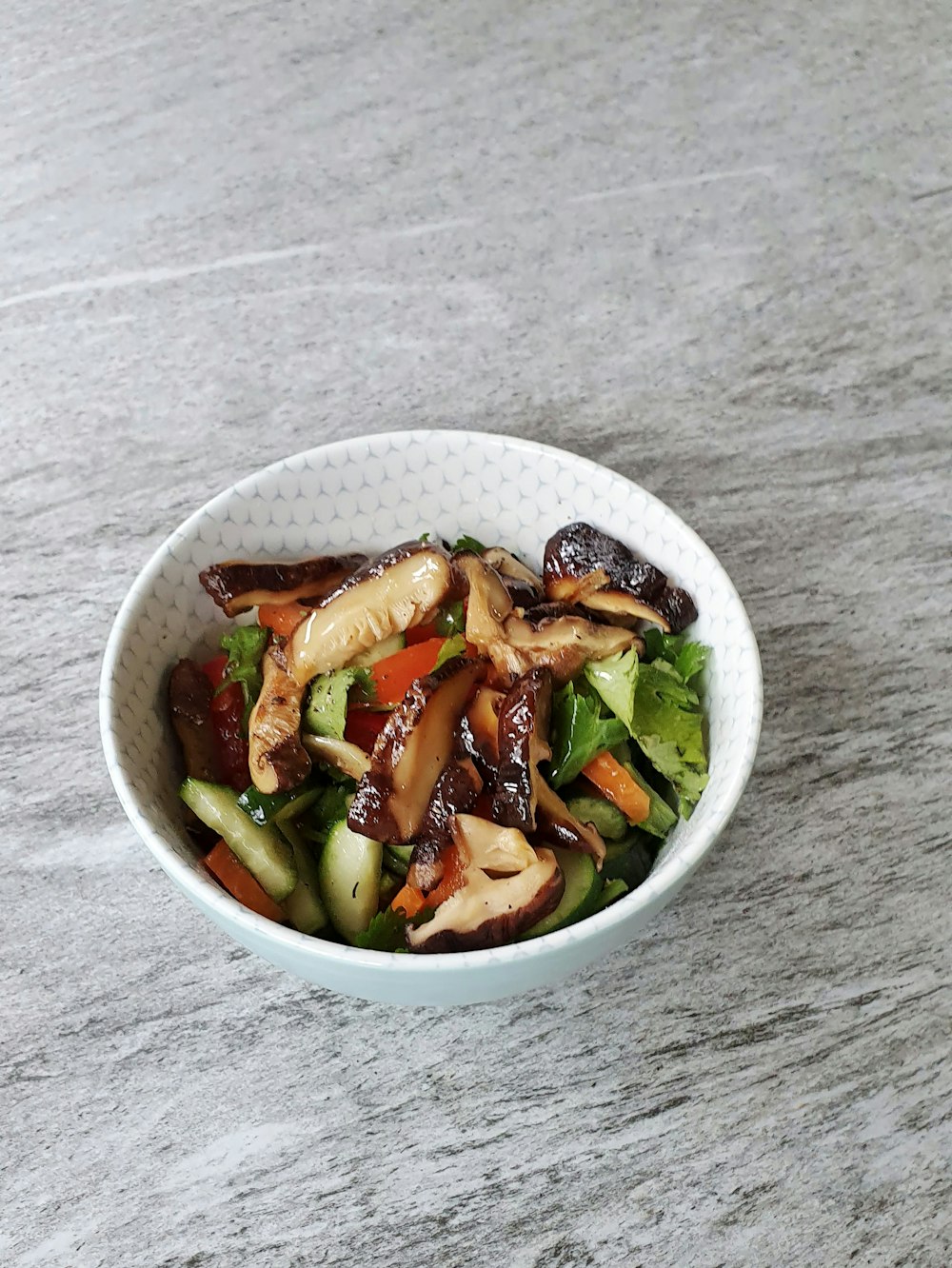 veggies dish on white ceramic bowl