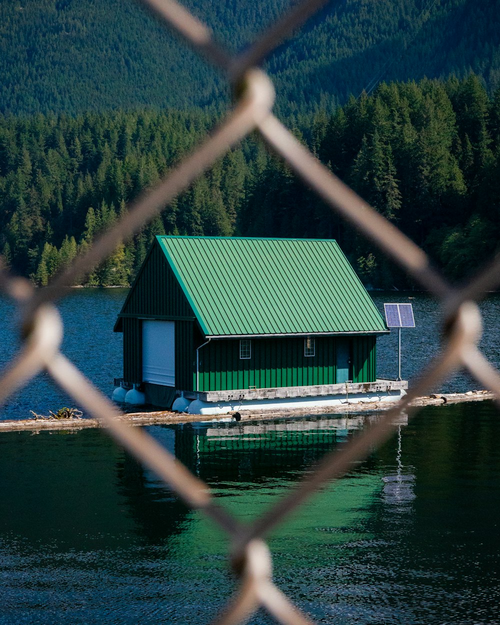 green house on boardwalk