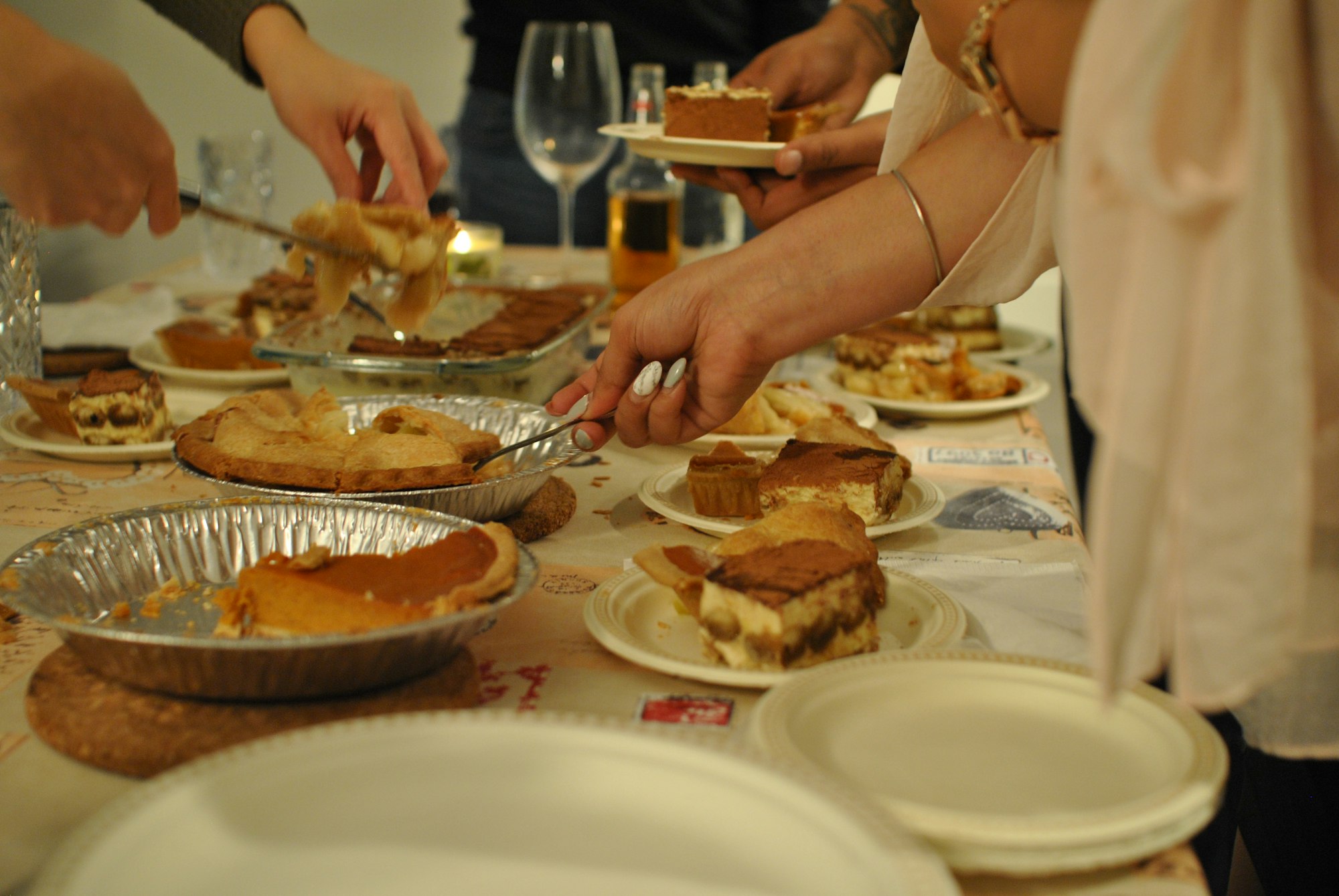 Diner, Feast, Celebration
Thanksgiving 2028
Desert time…
We are having pumpkin pie and tiramisu