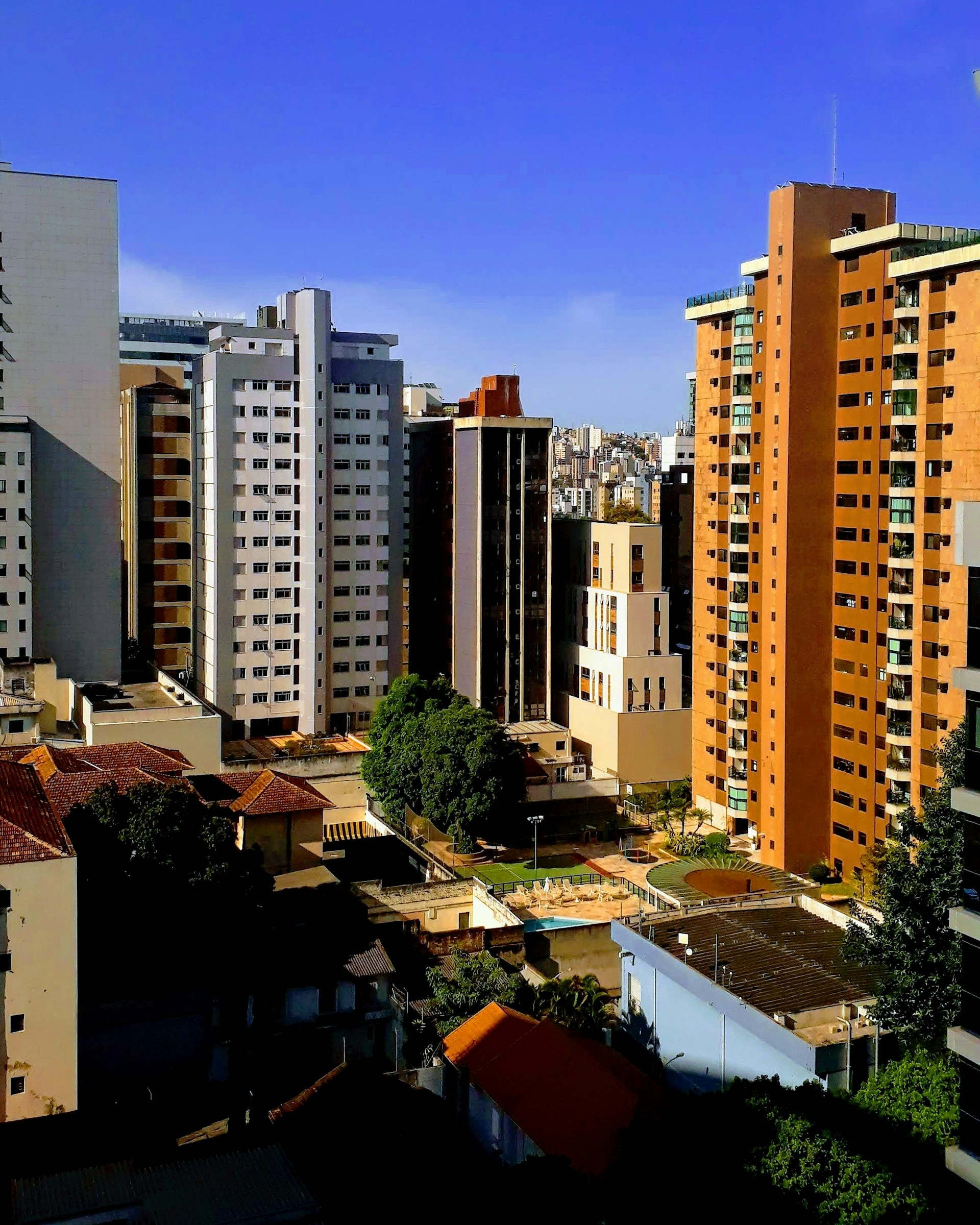 assorted-color buildings