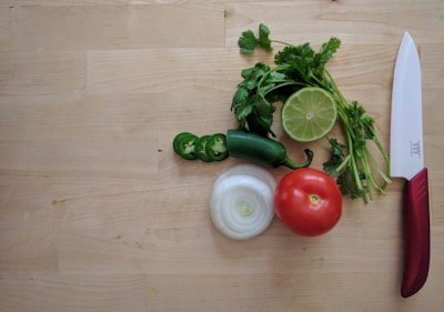 sliced vegetables and fruits