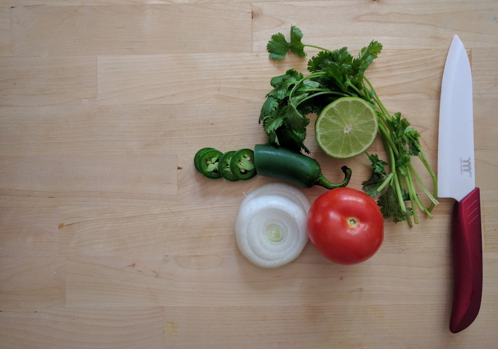 sliced vegetables and fruits