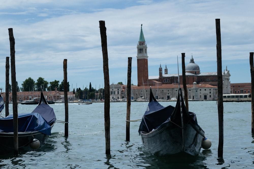 black boat