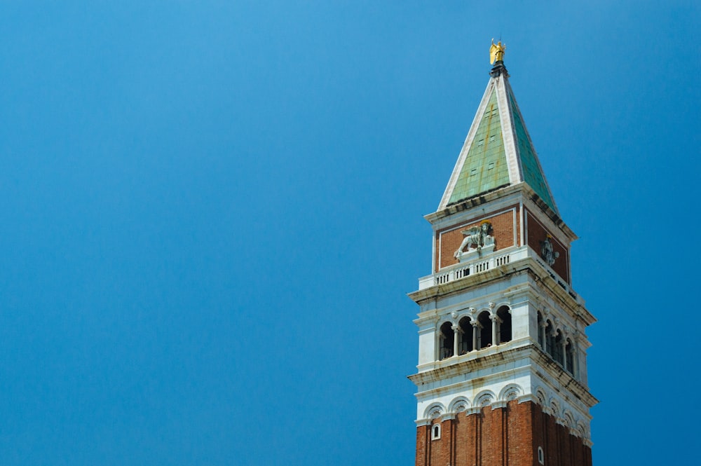 brown and green tower