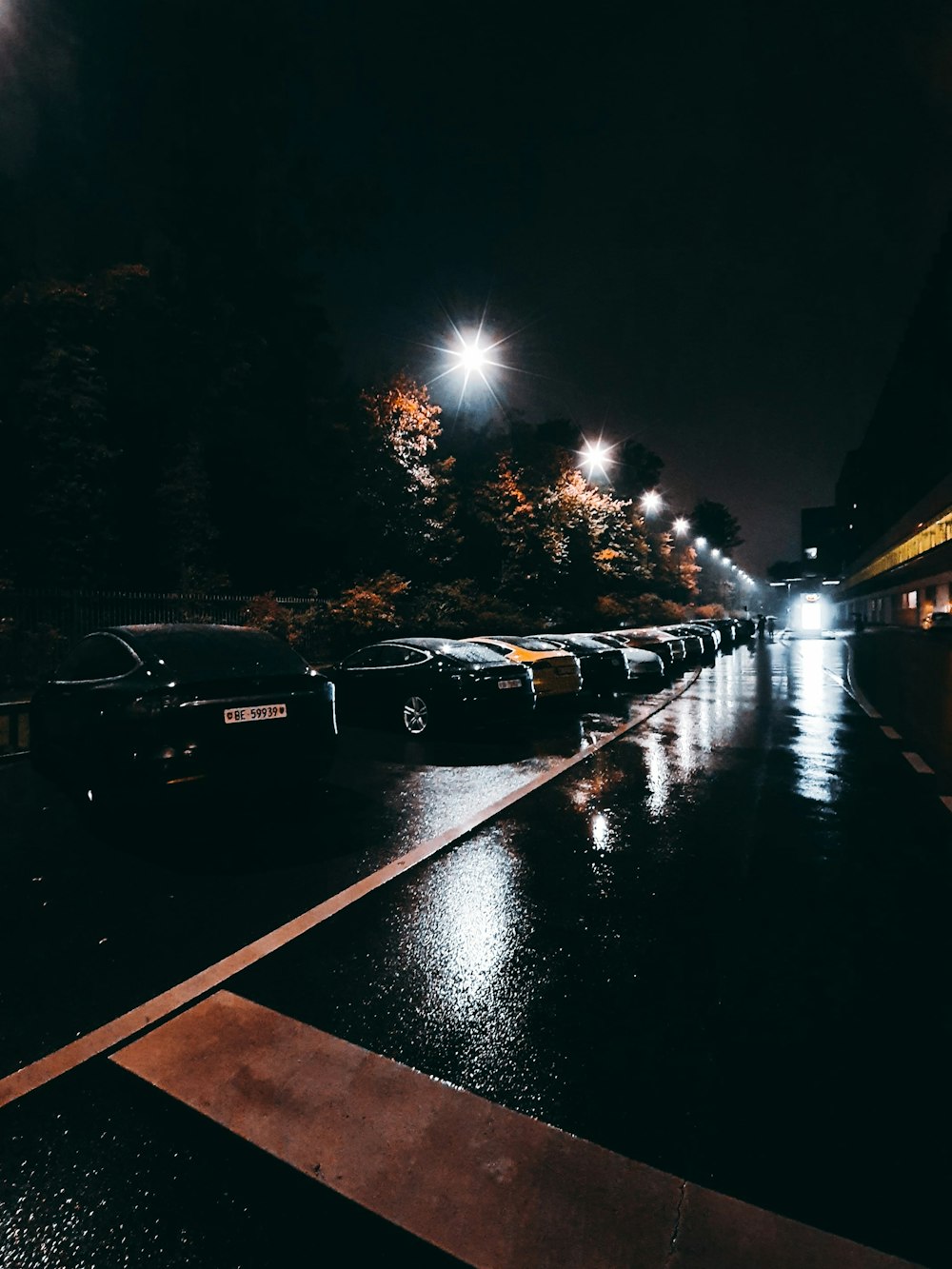 photo of car parking lot